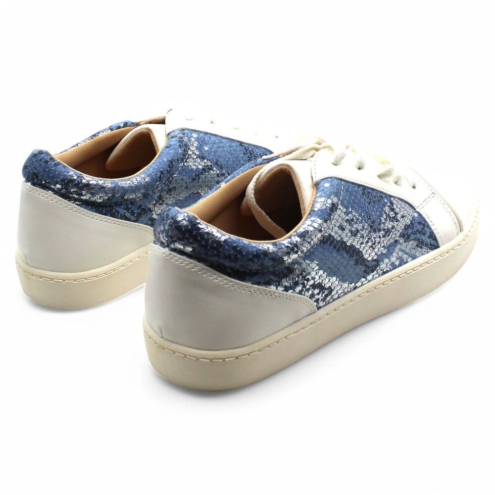 Journee Collection Comfort Foam Lynz Sneakers (Blue) Women S Shoes - Picture 5 of 8
